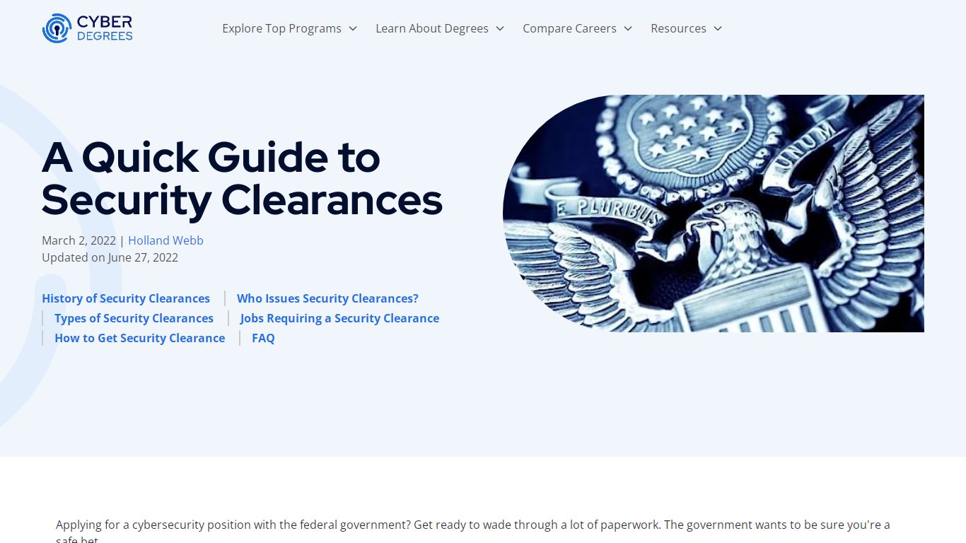Security Clearances Explained | Types of Clearances and Getting Clearance